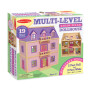 Melissa & Doug - Houten Poppenhuis met 3 Verdiepingen