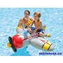 Intex Water Gun Vliegtuig 132 x 130 cm Grijs/rood