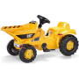 RollyToys - RollyDumperKid CAT- Traptractor met Kiepbak