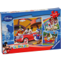 Ravensburger Kinderpuzzel - Iedereen houdt van Mickey (3x49)