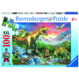 Ravensburger Kinderpuzzel - Bij de Dinosaurussen (100XXL)