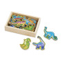 Melissa & Doug - 20 Houten Dinosaurus Magneetjes