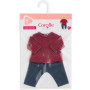 Corolle - Babypop Mijn Eerste Poppenkleding Gestreept T- Shirt & Broek - 30 cm