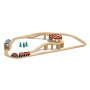 Melissa & Doug - Spoorweg Set met Draaibare Brug (47 dlg.)