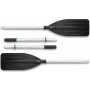 Intex Aluminium Roeispanen 137 cm  Zwart/zilver - 2 Stuks (69625)