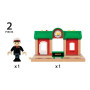 BRIO Treinstation met Geluidsopname functie - 33578