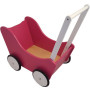 Playwood - Houten Poppenwagen fuchsia roze