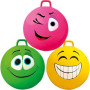 Skippybal smiley voor kinderen 65 cm roze