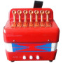 Kinder Accordeon Rood (17x18x10,5cm)