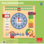 Kalenderklok NL (vierkant)