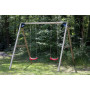 SwingKing Dubbele Houten schommel - Lucy