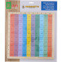 Houten oefenbord Rekentafels leren - 30x30 cm