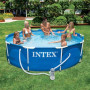 Intex Metal Frame Pool Ø 305 x 76 cm met Filterpomp