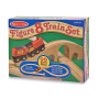 Melissa & Doug - Houten Treinbaan Figure 8 (22 dlg)