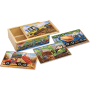 Melissa & Doug - Construction Puzzles in a Box
