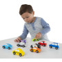 Melissa & Doug - Houten Autoset - 9 auto's