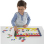 Melissa & Doug - Magnetisch krijtbord met 36 magneten, krijt, wisser en viltstift