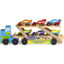 Melissa & Doug - Mega Race-Car Carrier