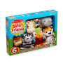 Melissa & Doug - Safari Popenkastpoppen (6 stuks)