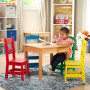 Melissa & Doug - Table & 4 Chairs - Primary Colors