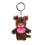 Monchhichi - 10 cm sleutelhanger - set roze meisjes