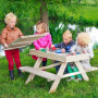 Kinderpicknicktafel met zandbak 