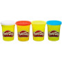 Play-Doh kleiset Classic 4-delig wit/rood/geel/blauw