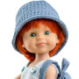 Paola Reina - Pop Amigas Cris blauw/tuinbroek (32cm)