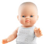 Paolo Reina - Aziatische Babypop Gordi Blanca - Meisje met Ondergoed - 34cm