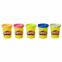 Play-Doh 5 potjes klei - 560 gram - plus zilver