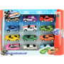 Raceauto set van 12 stuks - 7 cm pull back