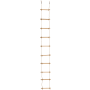 Houten Touwladder met 12 sporten - 440 x 40 x Ø 3,5 cm