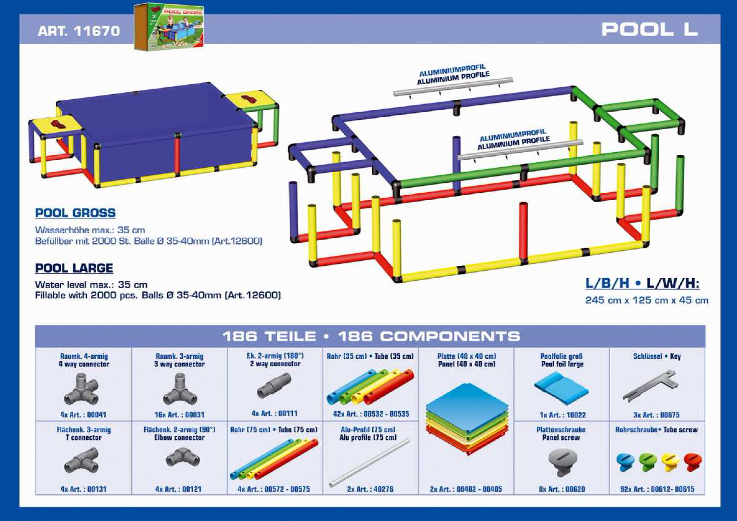 quadro pool large